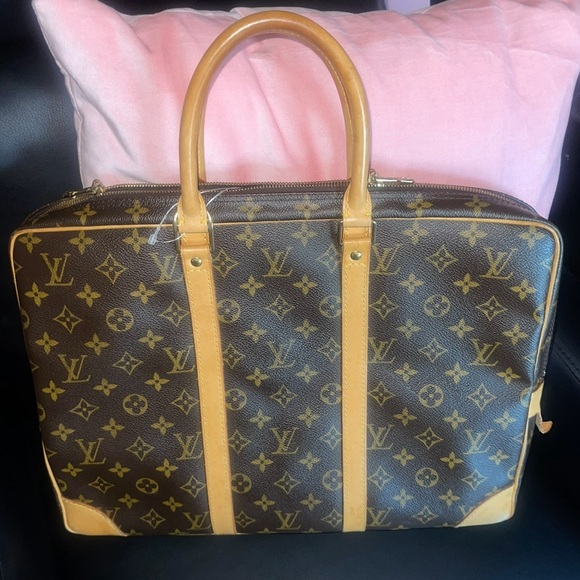 Authentic LOUIS VUITTON Porte Documents Voyage Briefcase Hand Bag Monogram - Picture 6 of 6